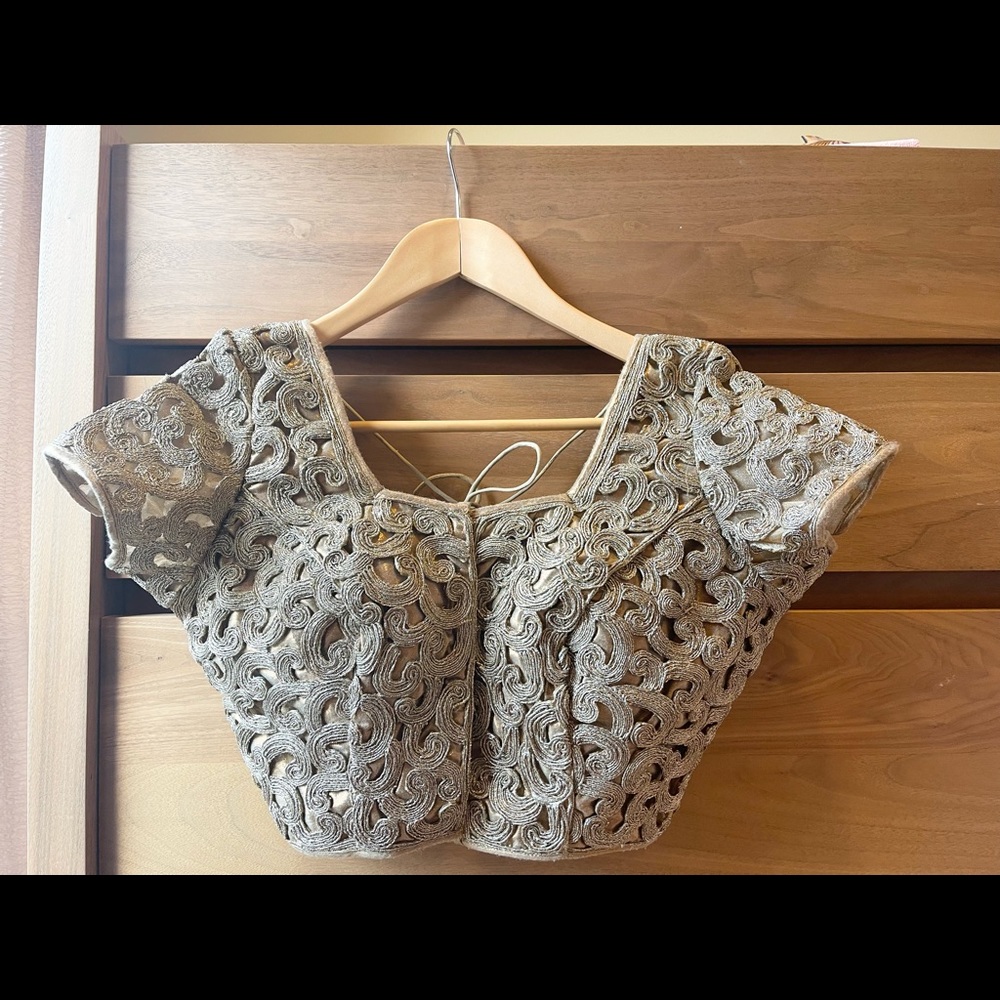 Handmade Sari Blouse- or super amazing crop top?  Best for small and XS.
